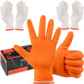 BBQ Gloves Disposable, 10Mil Heavy Duty Nitrile Gloves for Cooking Grilling