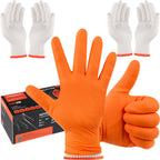 BBQ Gloves Disposable, 10Mil Heavy Duty Nitrile Gloves for Cooking Grilling