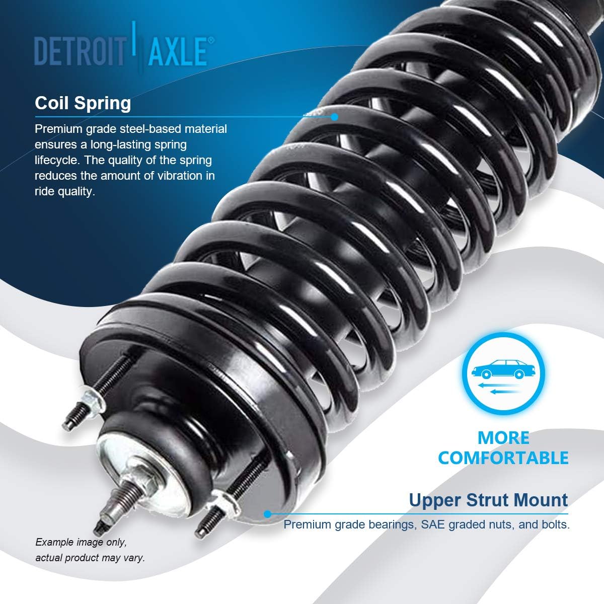 Detroit Axle - Front Struts for 2003-2011 Ford Crown Victoria