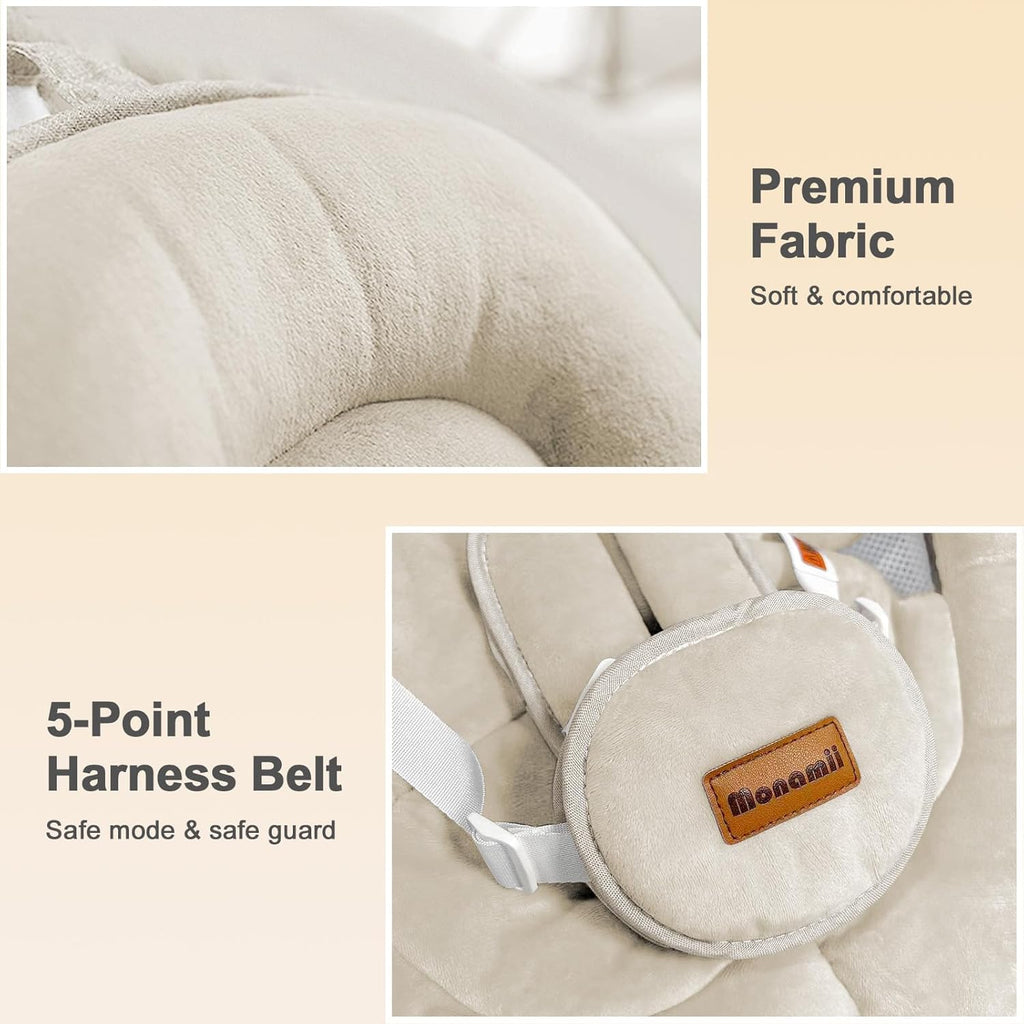 Baby Swings for Infants, Bluetooth Infant Swing with Music Speaker | Baby Swing with 5 Speeds, Remote Control, IMD