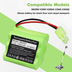 For Shark XB2950 Battery Pack Replacement: Cordless Vacuum Battery 1800mAh