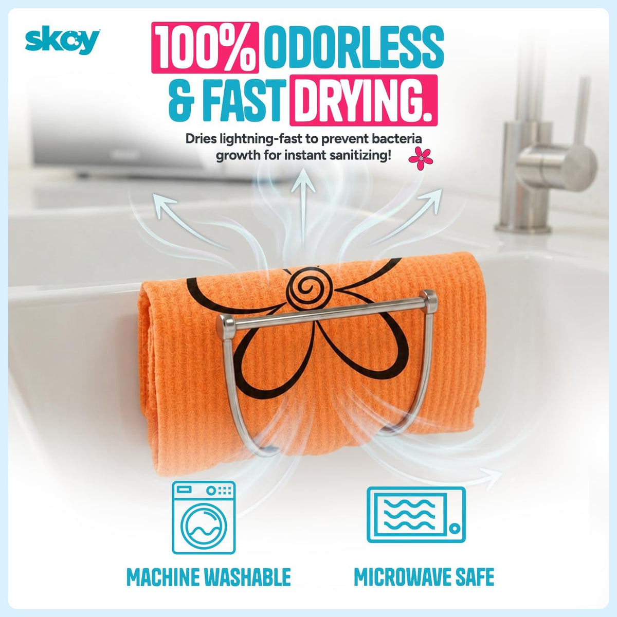 Cloth, 4-pack Versatile Swedish Dishcloths for Kitchen and Household Use, Reusable Cleaning Cloths, Planet-Friendly