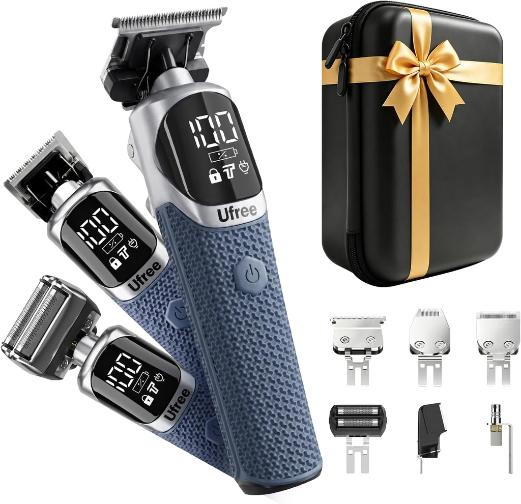6-in-1 Beard Trimmer for Men, Electric Shaver Razor, Hair Trimmer | Professional IPX6 Waterproof Hair Trimmer, 4.5H