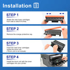 TN830XL Black Compatible Toner Cartridge Replacement for Brother, 2 Pack