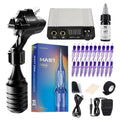 Mast Flash Rotary Tattoo Machine Kit Cartridges Disposable Needles Power Supply TZ450