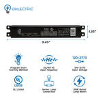 T5 Electronic Ballast for 2 Lamps, 120-277V, Program Start