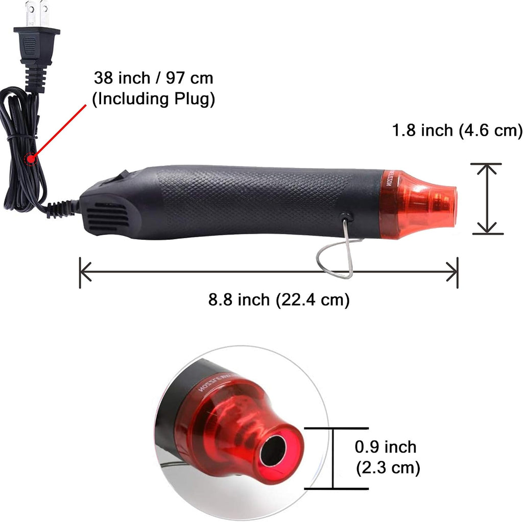 Bubble Removing Tool for Epoxy Resin and Acrylic Art, DIY Glitter Tumblers, Specially-Designed Heat Gun for Making