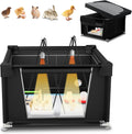 Large 42" x 42" x 36.6" Chicken Brooder Box Starter Kit, Brooder Pen for Chicks Ducks Quail, Temperature-Adjustable
