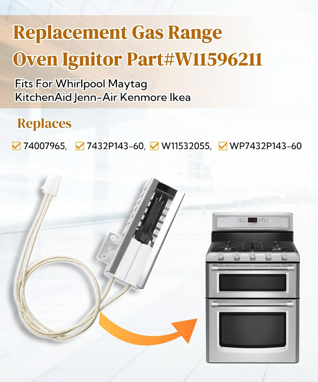W11596211 Gas Range Oven Ignitor Replacement