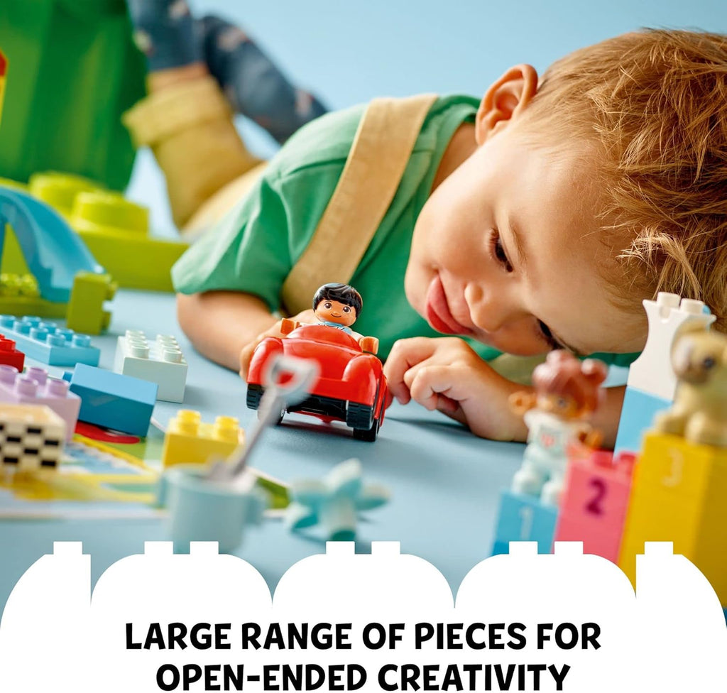 LEGO DUPLO Classic Deluxe Brick Box Building Blocks - Learning & Educational Toys for Toddlers, Preschool, Ages 1.5+