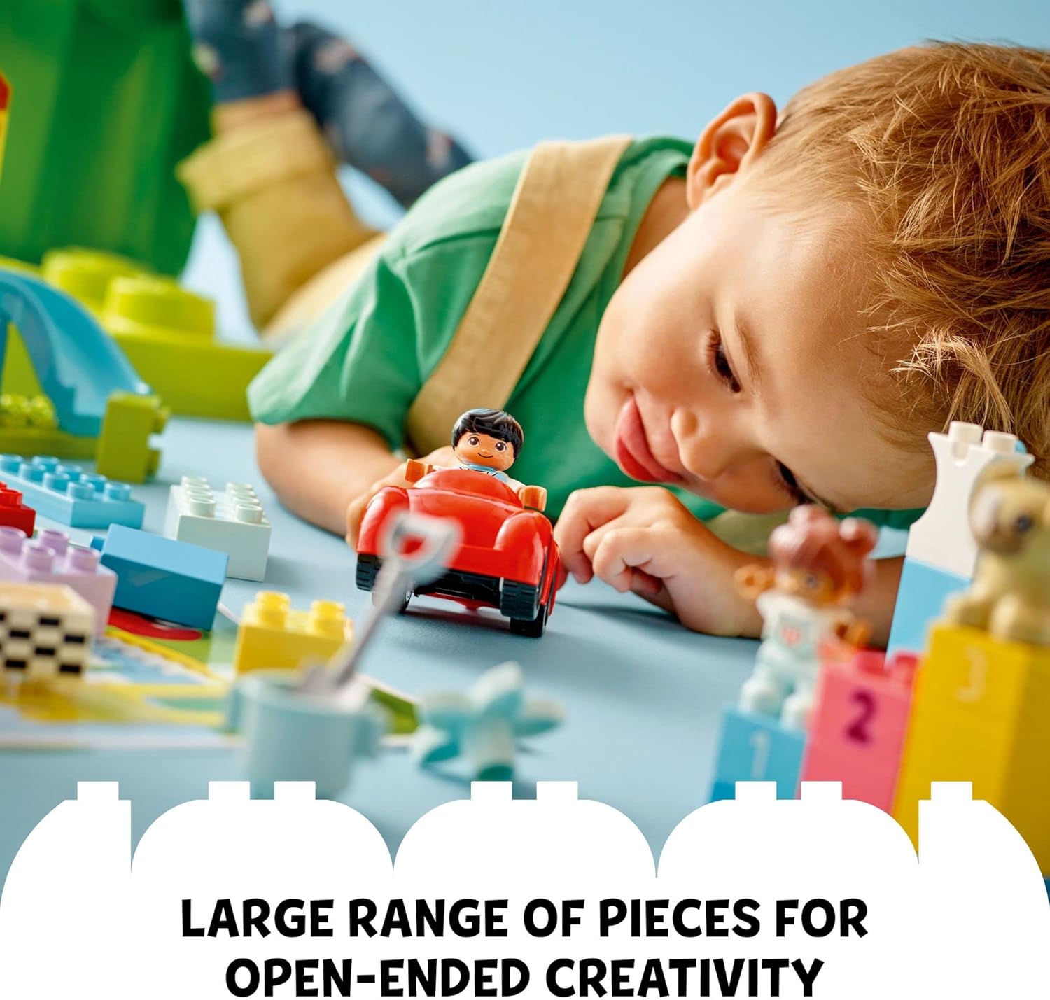 LEGO DUPLO Classic Deluxe Brick Box Building Blocks - Learning & Educational Toys for Toddlers, Preschool, Ages 1.5+