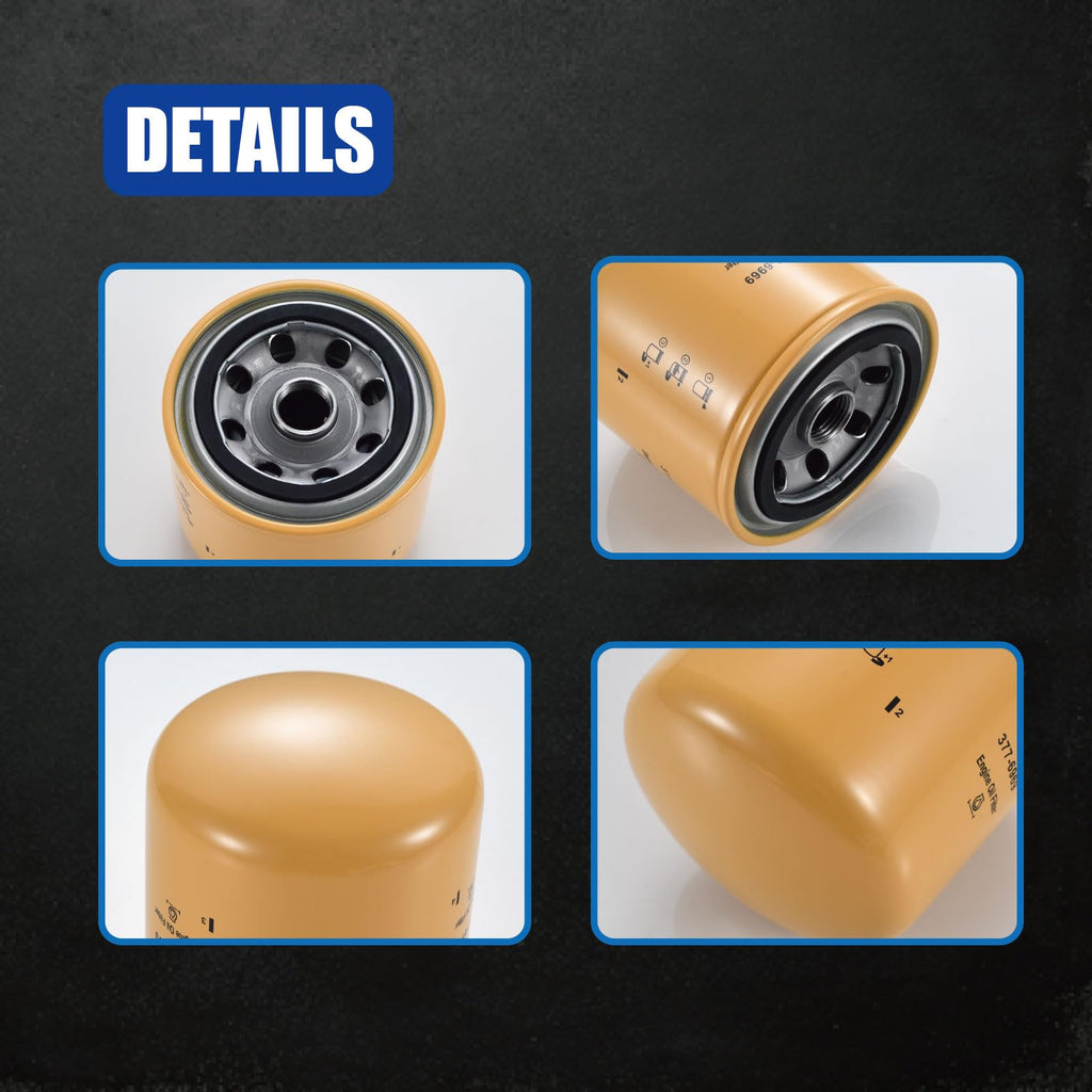 377-6969 Engine Oil Filter Fits for Caterpillar Cat 236D 242D 259D