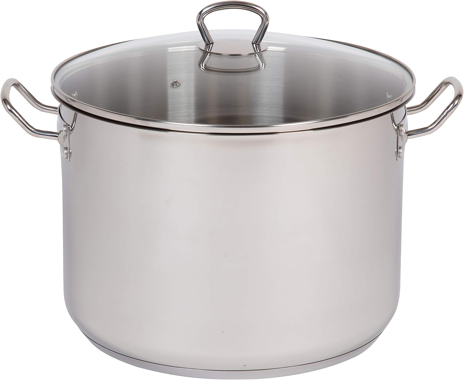 20 Quart Stock Pot with Lid, 18/10 Tri-Ply Stainless Steel | Professional Grade Stockpot with Stick Resistant