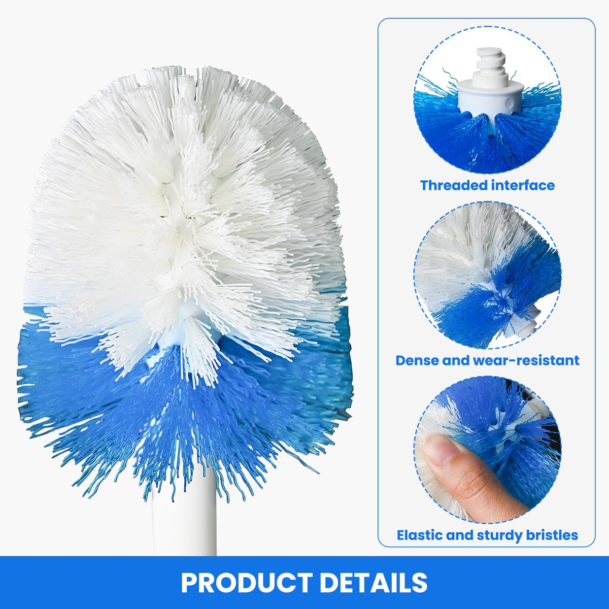 Toilet Brush Refills for OXO Toilet Brush Only 4 Pack Replacement Heads