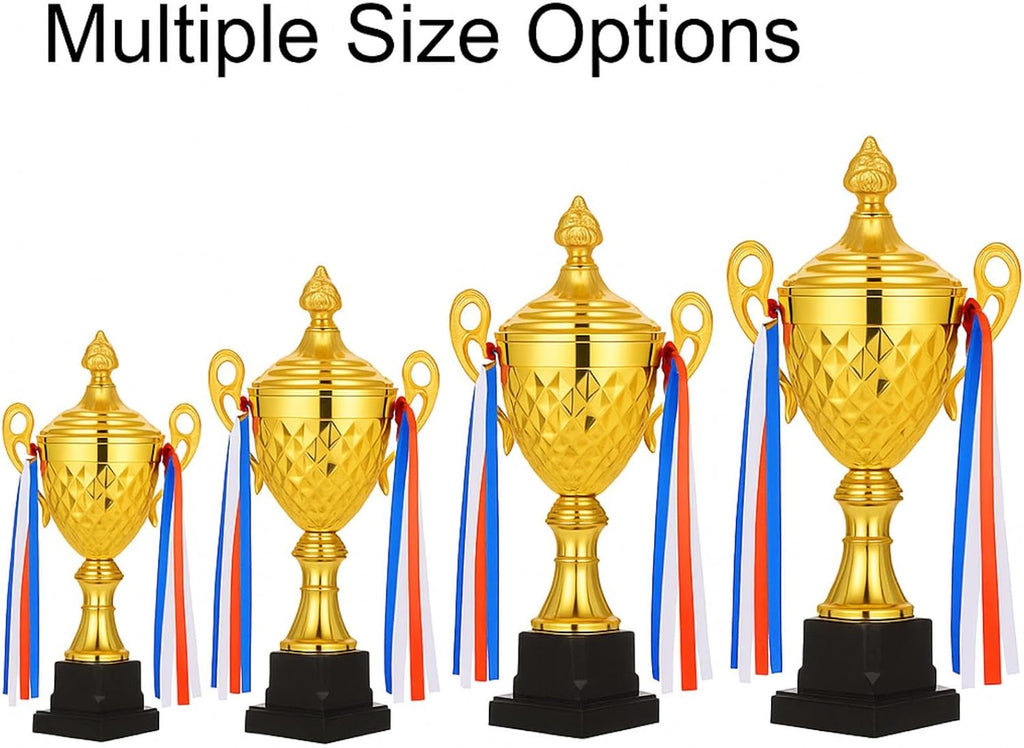 Soccer Trophy Large Gold Trophy Cup Awards | Ideal for Awards Gold Metal Trophy for Soccer Basketball Championships