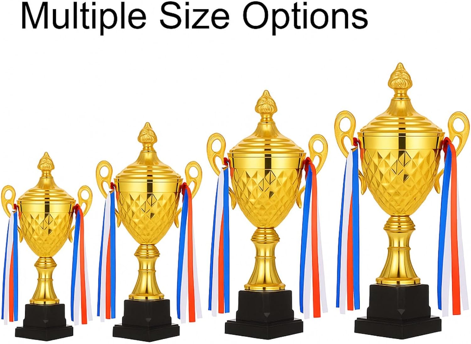 Soccer Trophy Large Gold Trophy Cup Awards | Ideal for Awards Gold Metal Trophy for Soccer Basketball Championships