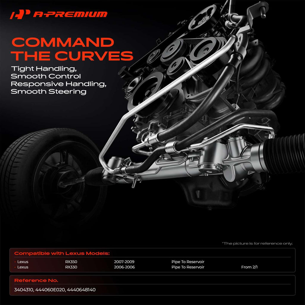 A-Premium Power Steering Return Hose Assembly Compatible with Lexus