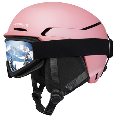 Ski Helmets DXH-811 10 Vents Washable Padding with Goggles Set