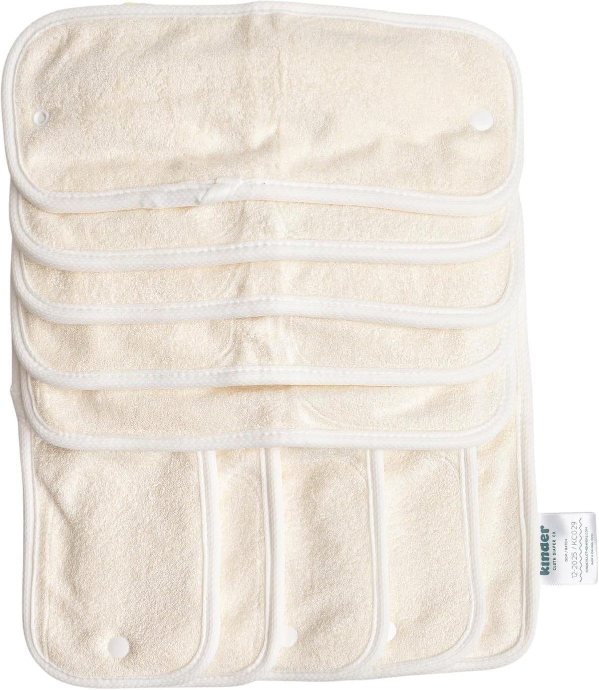 Cloth Diaper Absorbency Inserts Hemp Cotton Viscose Derived from Bamboo, Mix and Match Layering System, No Microfiber