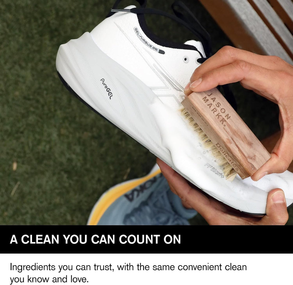 Ready-To-Use Foam, Shoe Cleaner, Sneaker Care, Ideal for Footwear, Safe for Leather, Suede, Nubuck, Cotton, Knits, 7oz
