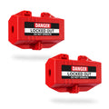 TRADESAFE Lockout Tagout Plug Lock - 110-125V, 4-3/8 x 2-1/8 inches, 2 Pack