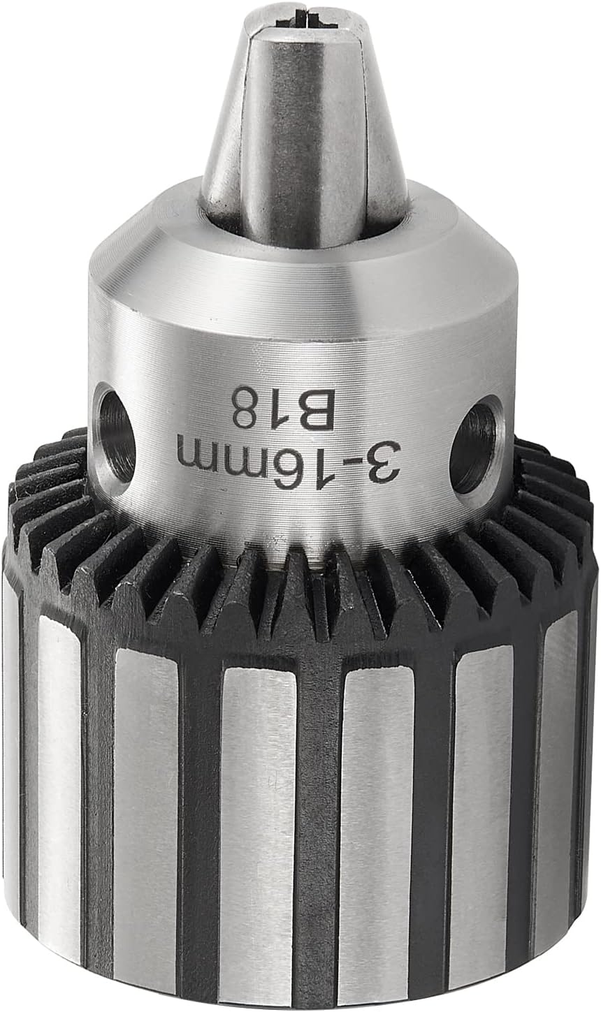 Heavy Duty 5/8" Drill Chuck with K32 Chuck Key and MT2 Shank | #2 Morse Taper Arbor