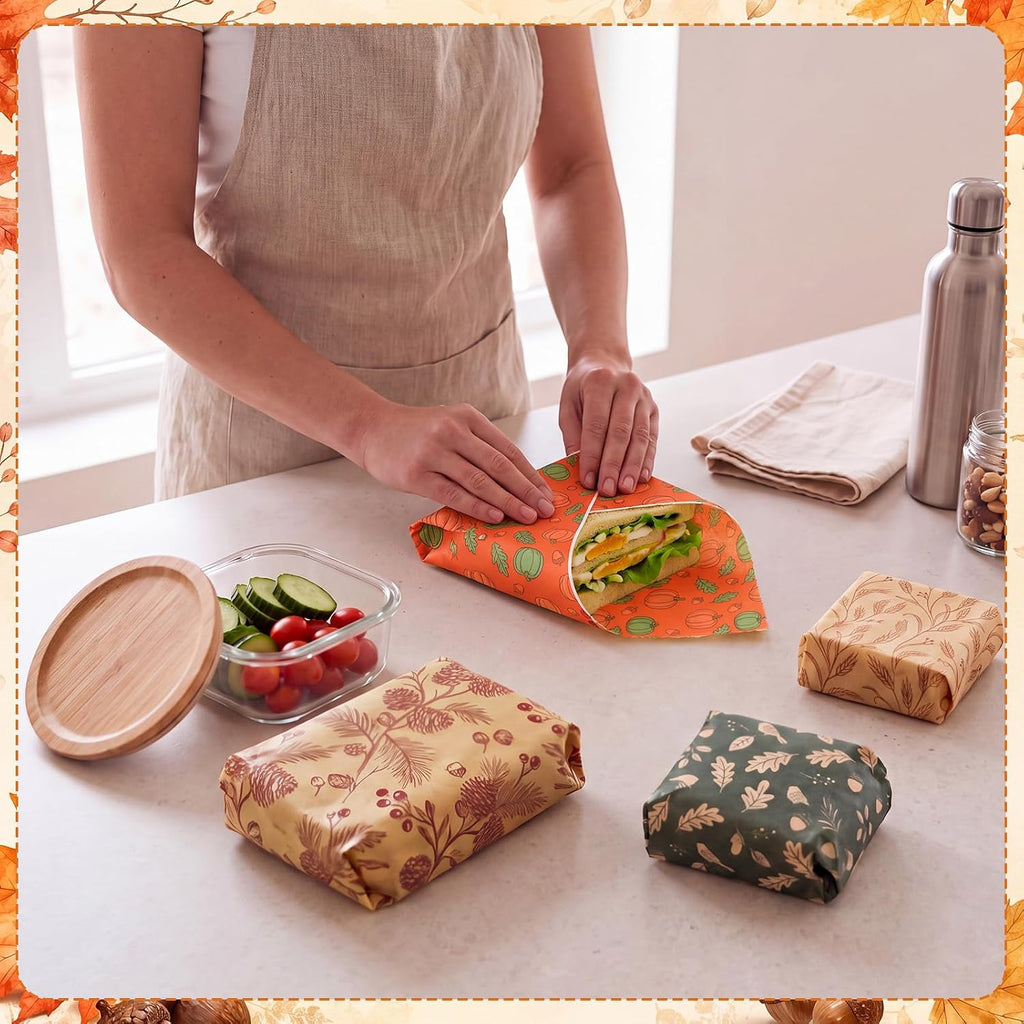 120 Sheets Fall Parchment Paper, 9.8 Inch Wax Deli Liners