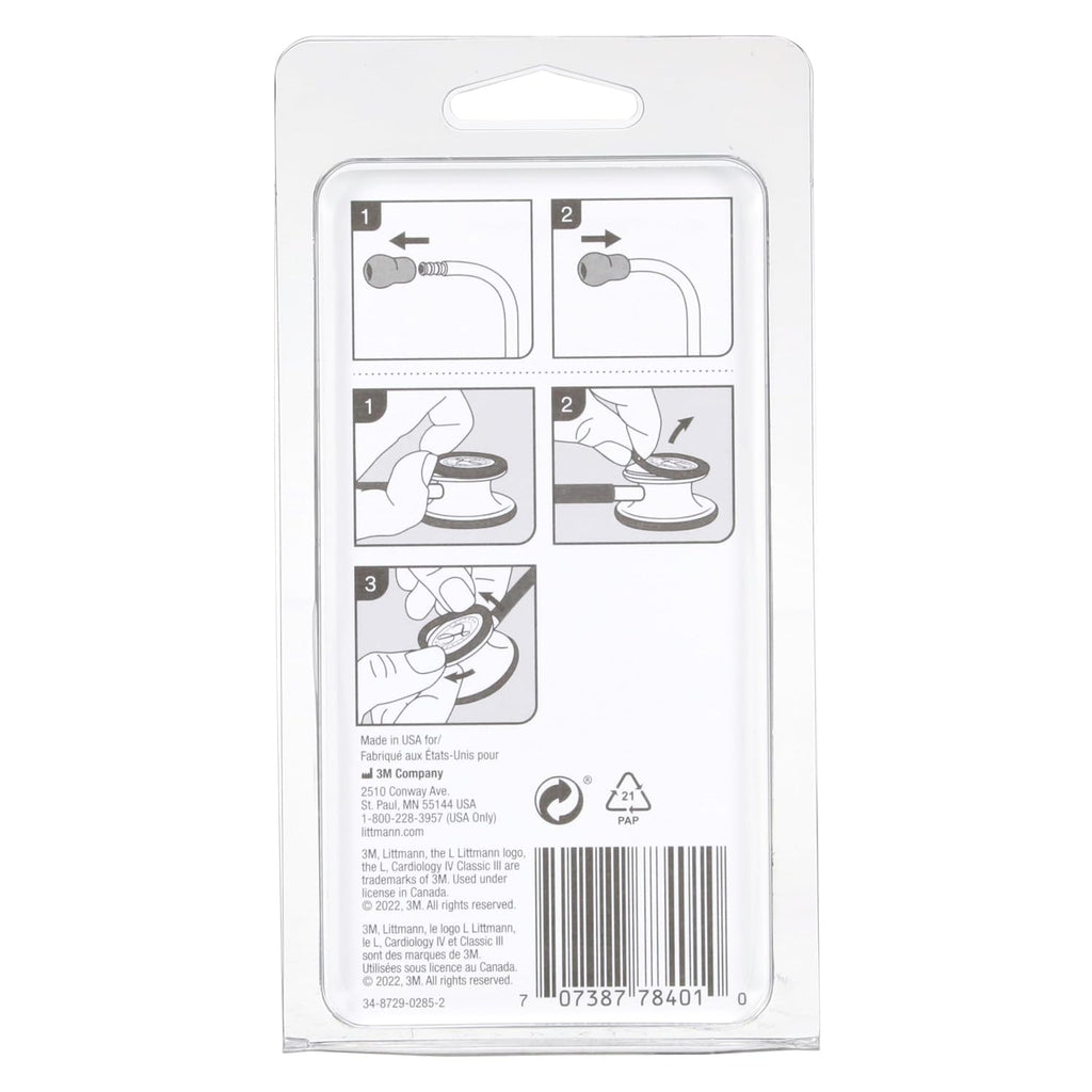 Littmann Spare Parts Kit for Classic III, Card IV, CORE, 40017, Gray