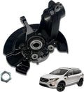 LK143 CV6Z2K005C Front Left(Driver Side) Wheel Bearing Hub&Steering Knuckle Assembly Fit for Ford Escape 2013 2014 2015 2016 2017 2018 2019，CV6Z3K186B, GV6Z1104A