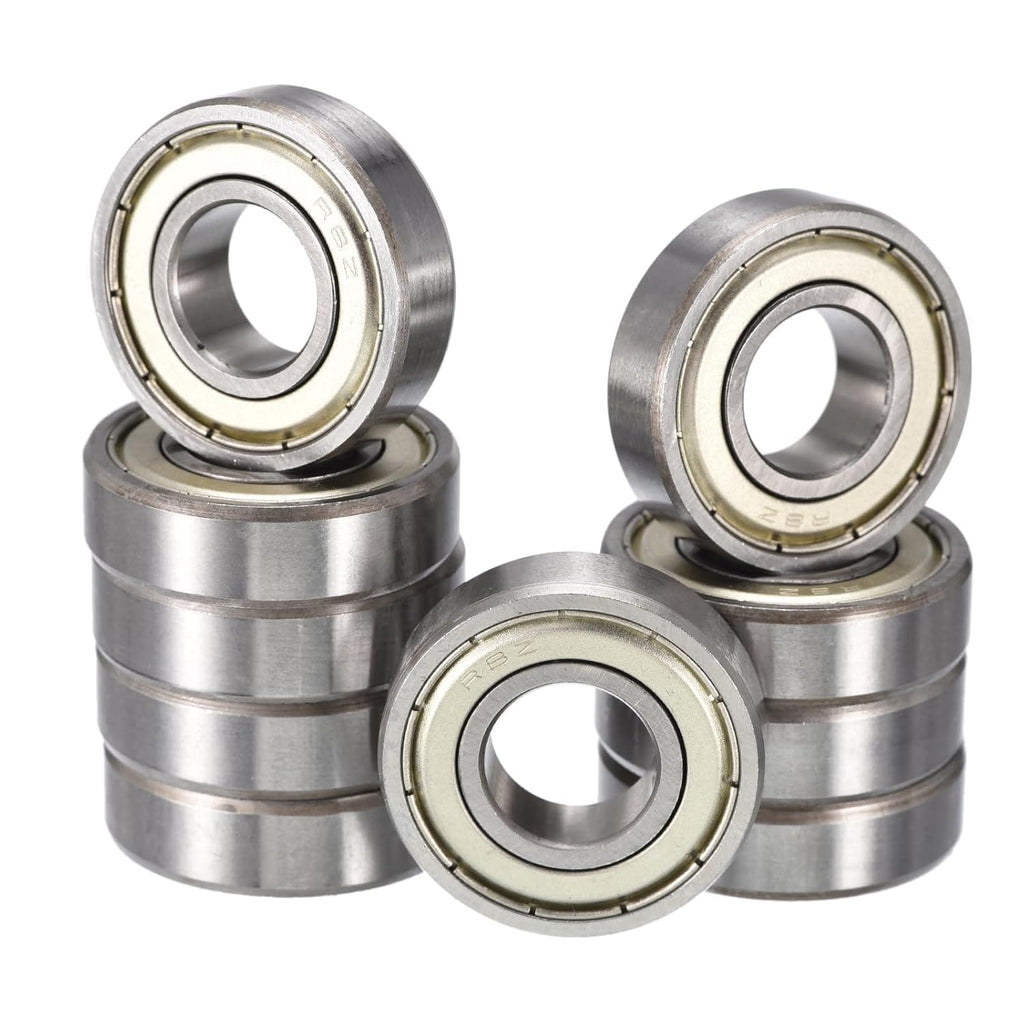 DEEG 10 PCS R8ZZ 1/2" x 1-1/8" x 5/16" Double Shielded Ball Bearing