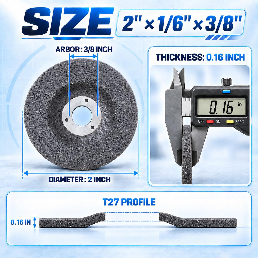 2" Die Grinder Grinding Wheel 15 Pcs,2 inch Grinder Disc