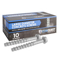 Conquest Galvanized Large Diameter Concrete Screws 5/8” x 6”