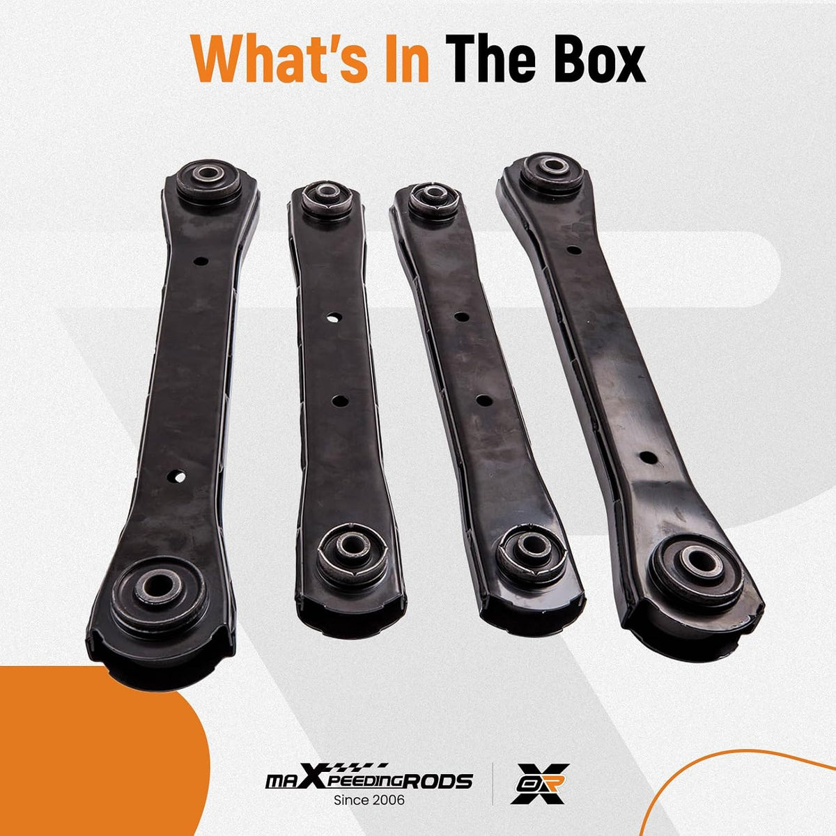 maXpeedingrods 4Pcs Front Control Arms Kit for Dodge Ram 1500 2003-2010 4WD