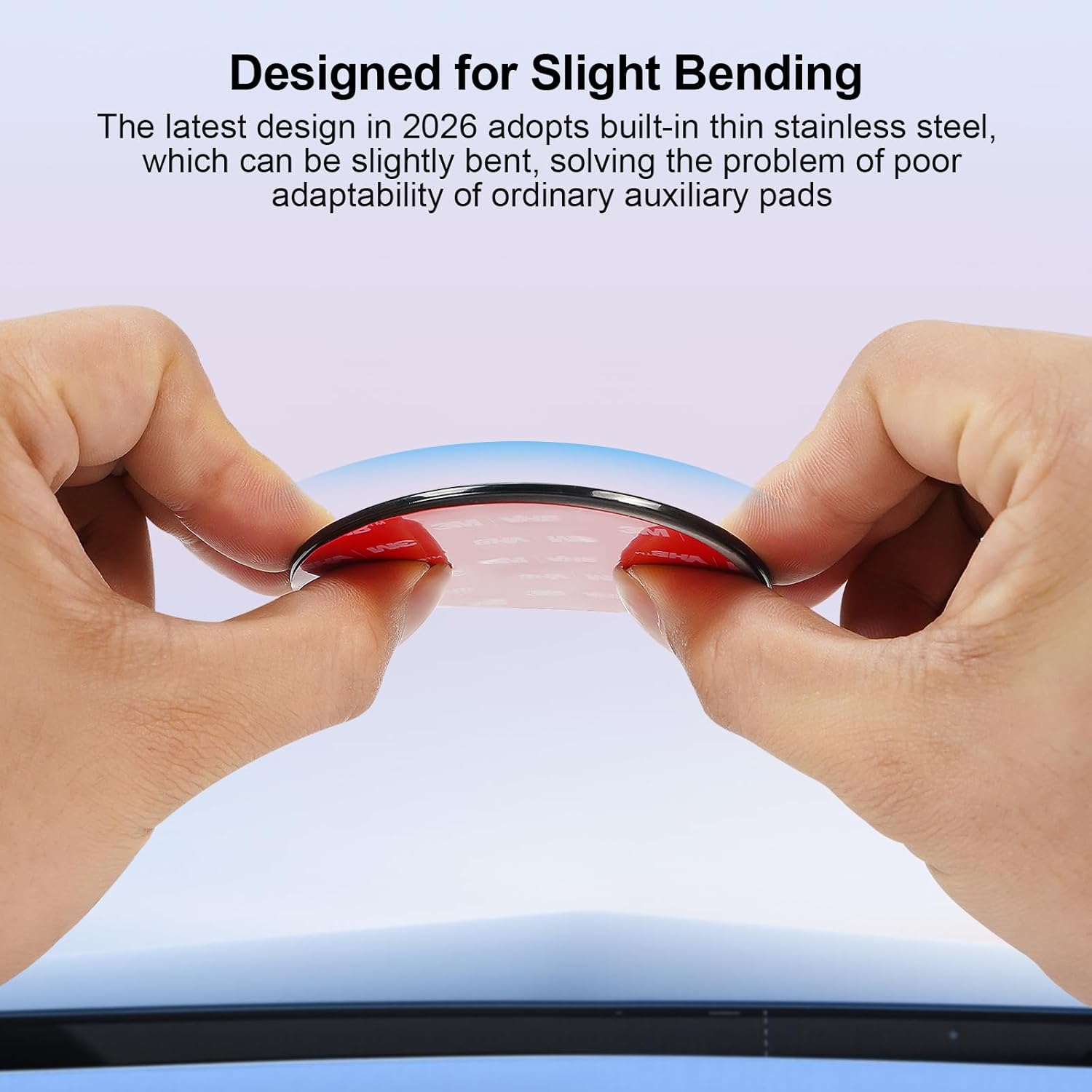 Dashboard Pad Mounting Disk for Suction Cup Phone Mount & GPS & Dashboard Camera 3.25" L Heat-Resistant Suitable for