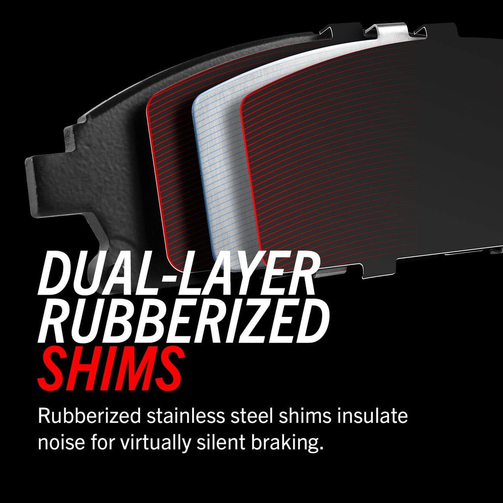 PowerStop Z23 Performance Carbon Fiber-Ceramic Brake Pads Rear Z23-2460