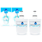 2-Pack Replacement for Samsung RF26VABWP Refrigerator Water Filter