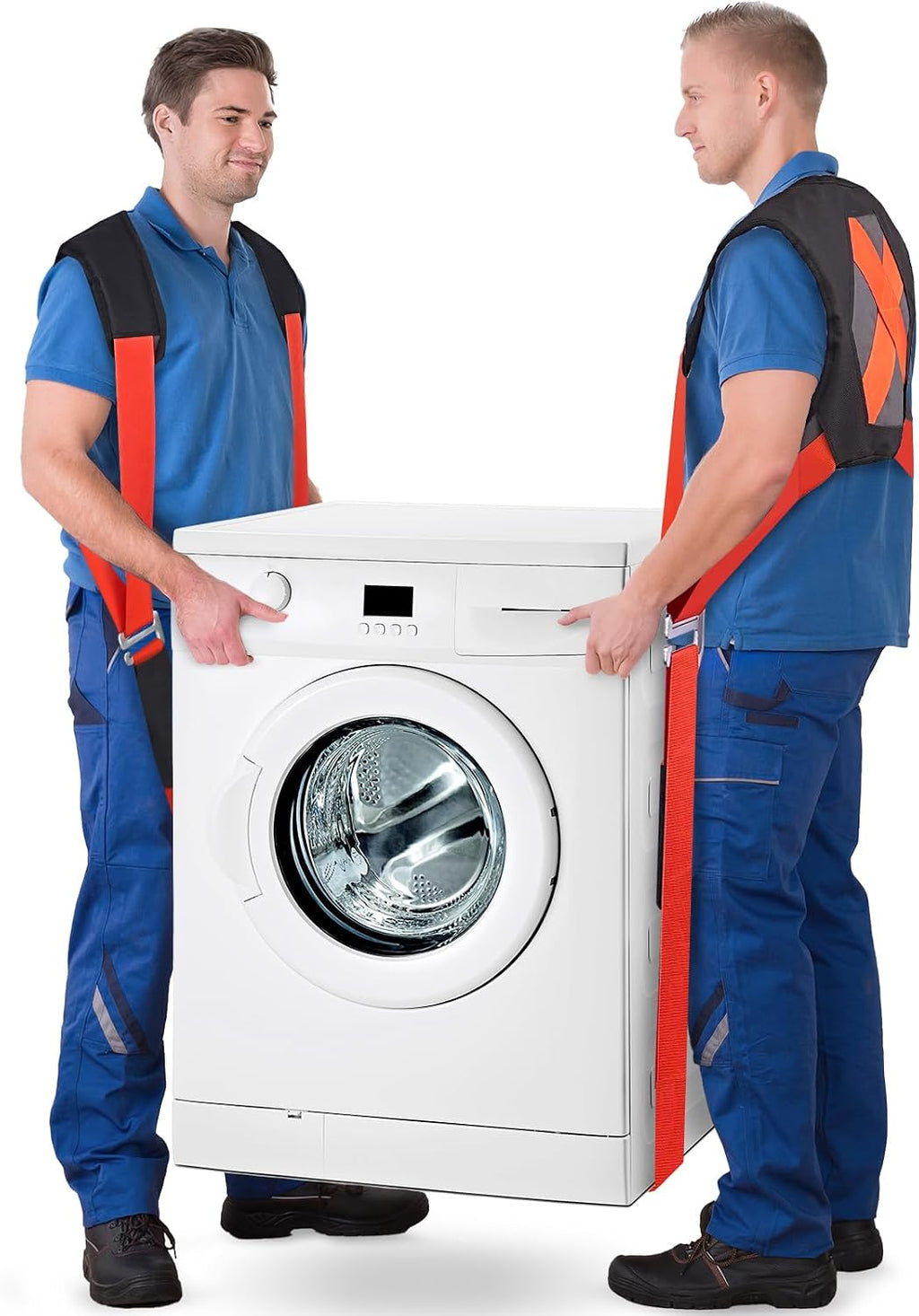 Moving Straps for Lifting Heavy Furniture: 2-Person Lifting & Moving System | High-density nylon, padded shoulders
