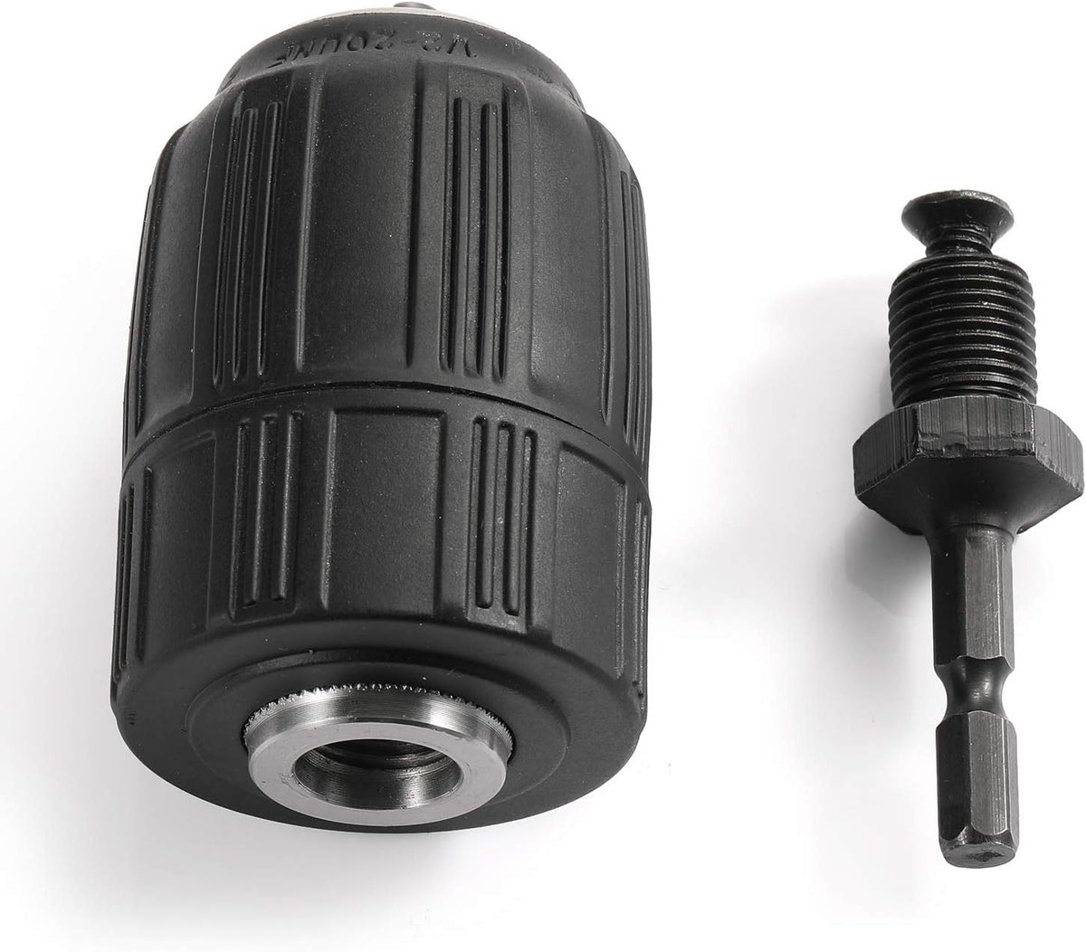 Keyless 1/2"(13mm) Drill Chuck Drill Chuck Adapter for Impact Driver Quick Connect