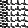 30pcs 1/2" Poly PPSU Barb Crimp PEX Fitting Combo, No Lead