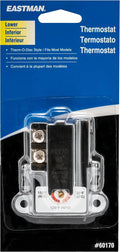 Eastman Double Throw Lower Element Thermostat for Water Heaters, Black, 60170N