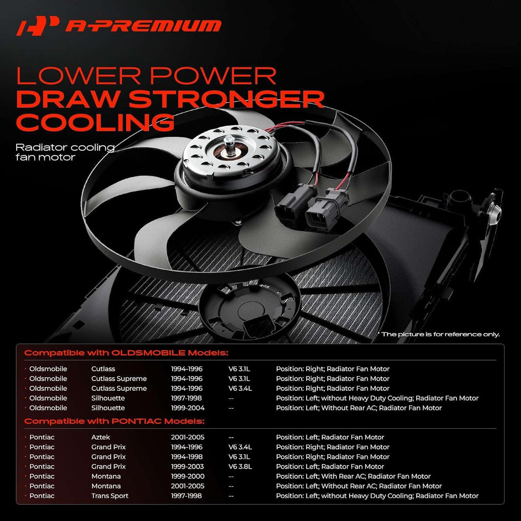 A-Premium Radiator Fan Motor