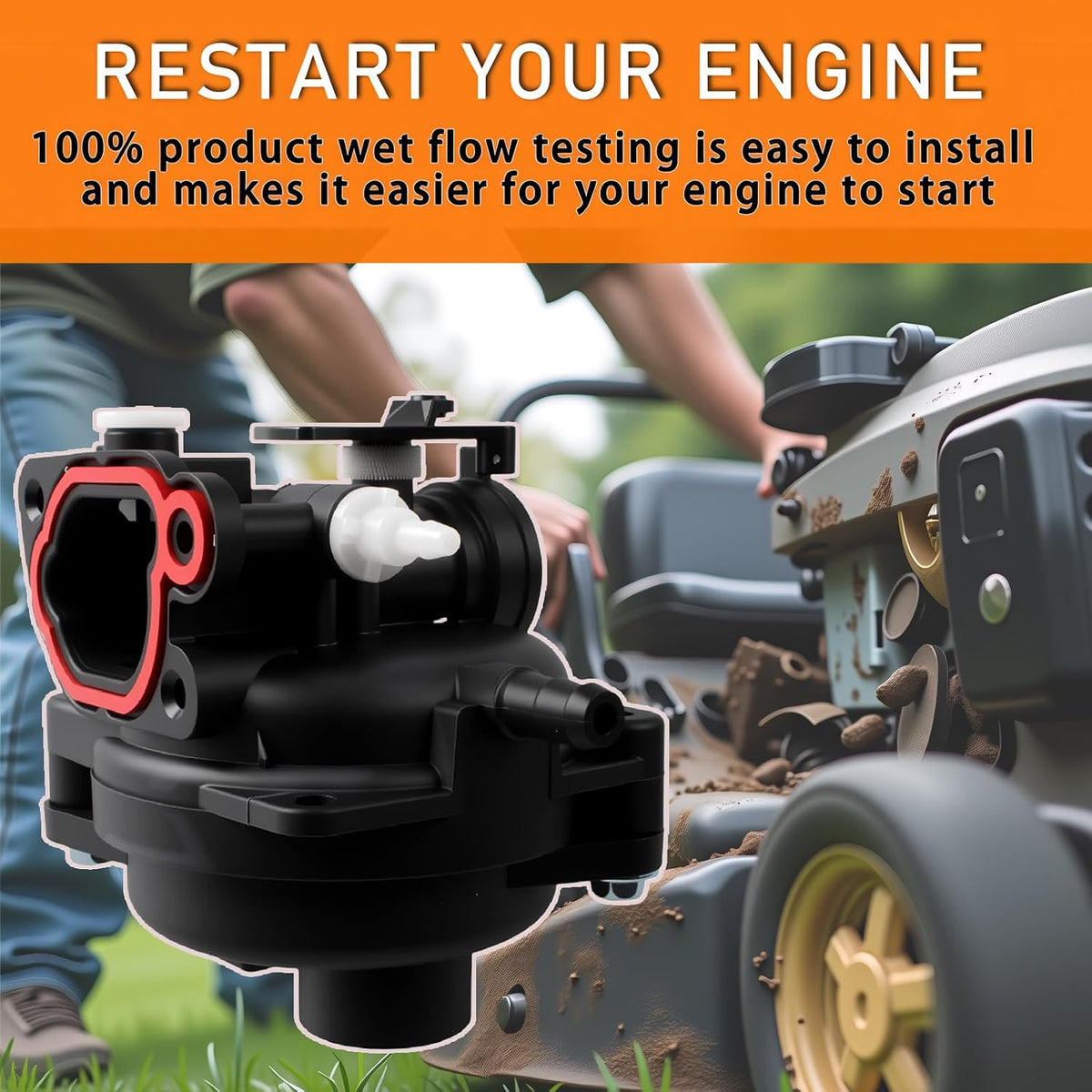 799583 Carburetor Fit for Briggs and Stratton Lawnmower engine 300E 450E 500E 550EX 500 125cc 140cc 08P502 8P502 09P602 9P602, for 593261 595656 591979 591160