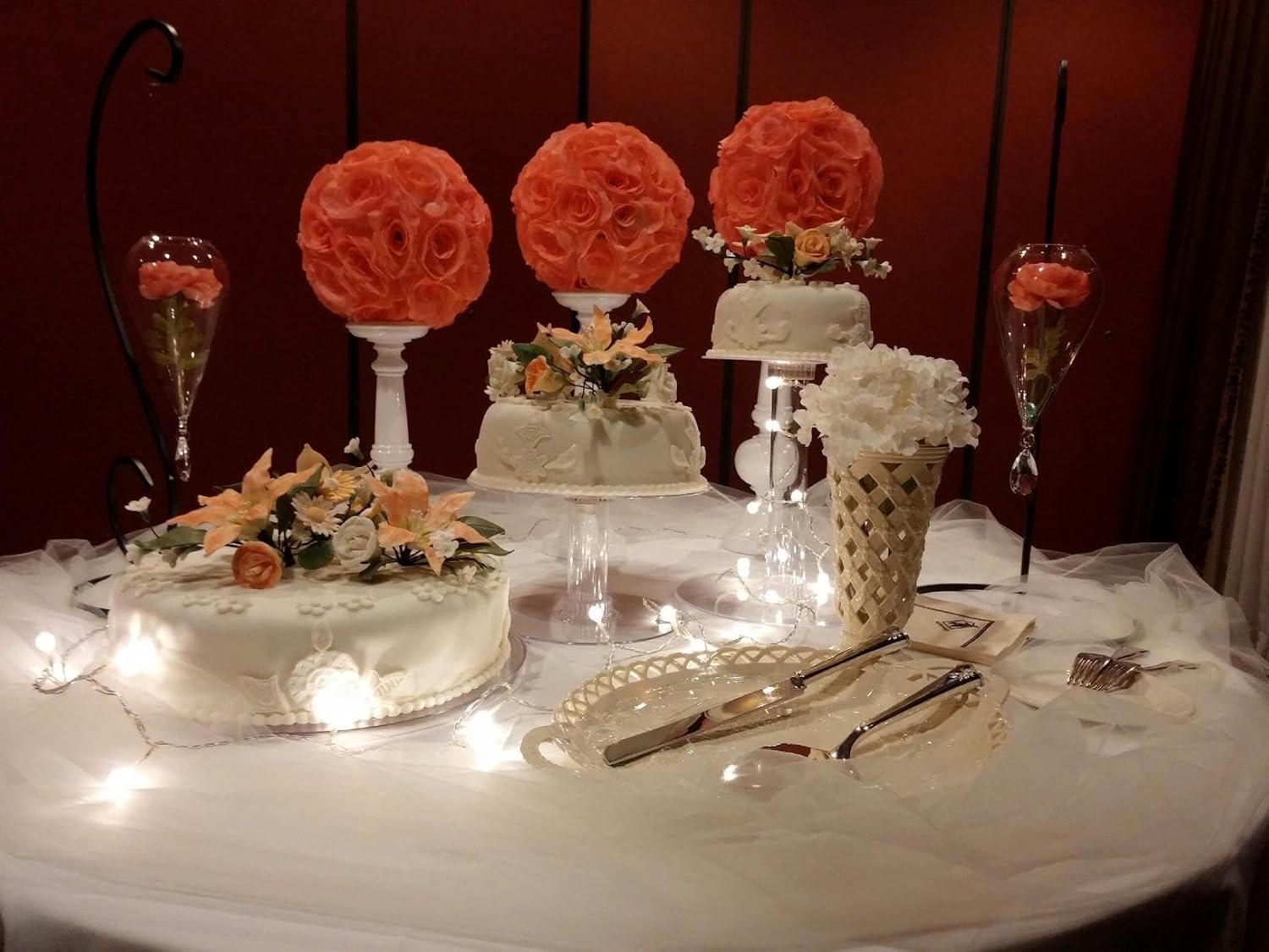 3 Tier Acrylic Wedding Cake Stand (STYLE R300)