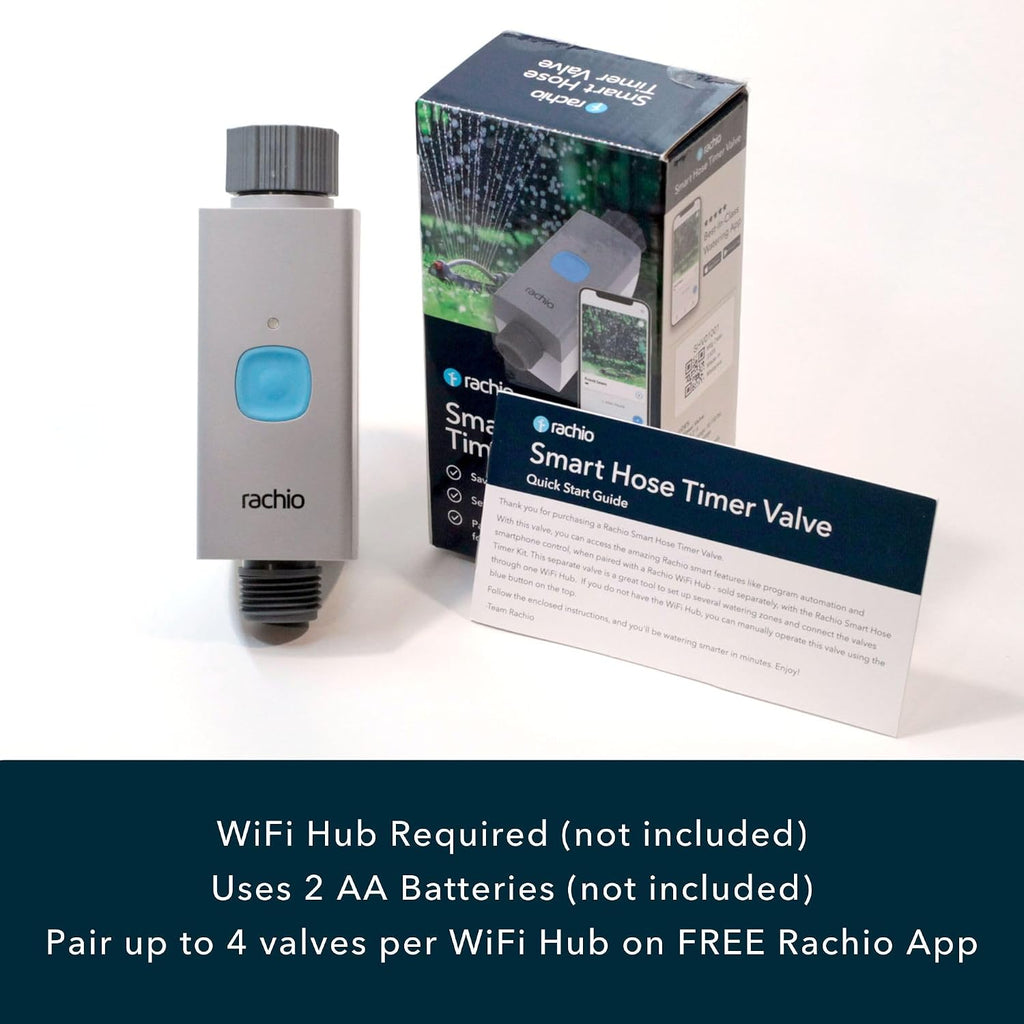 Smart Hose Timer (Valve Only) | Outdoor Watering | Easy Faucet Install, Automate Sprinkler Schedule Lawn, Garden