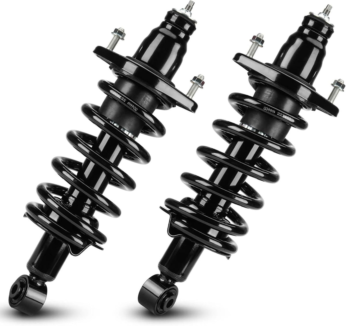 Rear Complete Strut Shock Absorber with Spring Assembly Fit for Honda CRV CR-V 2007 2008 2009 2010 2011 2.4L (ONLY 4WD AWD FWD), Replace 1345688L, 1345688R, 2PCS