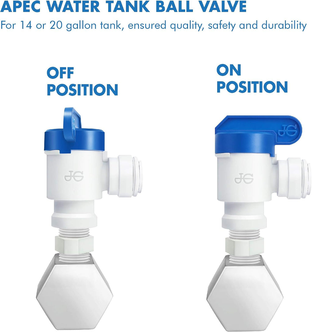 APEC Water Systems Tank Ball Valve (3/4" NPTF, 3/8" Output)