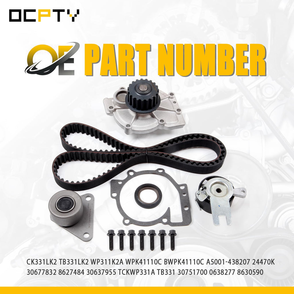 OCPTY Timing Belt Kit with Water Pump Replacement CK331LK2,TB331LK2