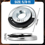 Gosknor 2Pcs 5/8"-11 Angle Grinder Flange Nuts Fits 4.5"–5" Grinders