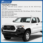 Headlights Assembly with Bulbs for 2016-2023 Toyota Tacoma