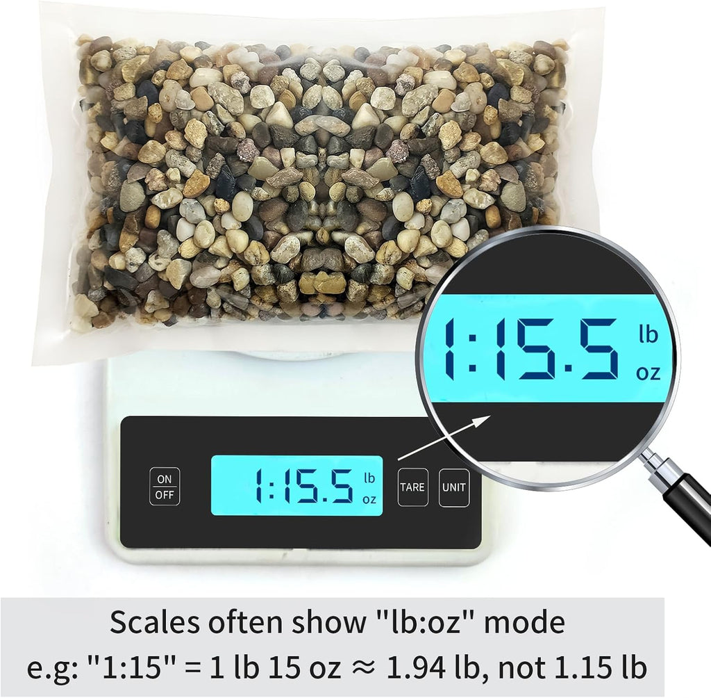 2 lbs Aquarium Gravel, 1/4 inch Pea Gravel for Fish Tank | Natural Pebbles River Rocks for Plants, Succulent, Vase
